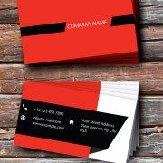 Business Card Design Vector Template - ID 1733 11