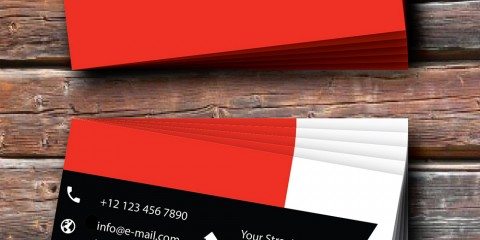 Business Card Design Vector Template - ID 1733 24