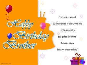 Happy Birthday Brother Greeting with Quotes 13