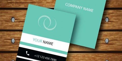 Vertical Business Card Design Vector Template - ID 1736 24