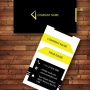 Vertical Business Card Design Vector Template- ID 1742 9