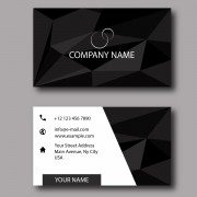 Business Card Design Vector Template - ID 1785 8