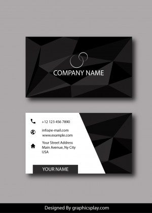 Business Card Design Vector Template - ID 1785 9