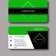 Business Card Design Vector Template - ID 1793 5