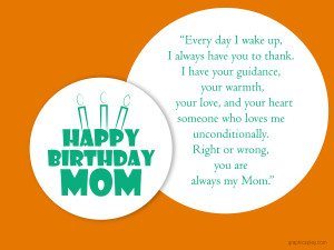 Happy Birthday Mom Greeting With Quotes 9