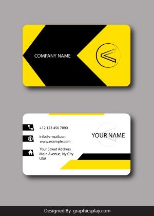Business Card Design Vector Template - ID 1796 6
