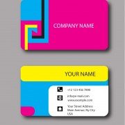 Business Card Design Vector Template - ID 1800 6