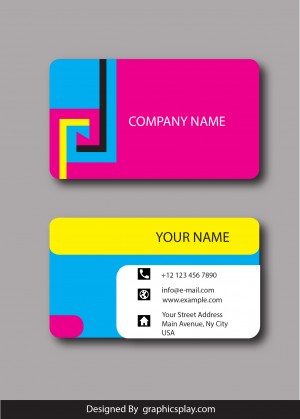 Business Card Design Vector Template - ID 1800 7