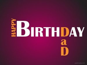 Happy Birthday Dad Simple Greeting 5