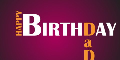 Happy Birthday Dad Simple Greeting 27