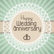 Happy Wedding Anniversary Simple Greeting 3