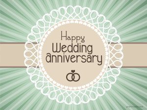 Happy Wedding Anniversary Simple Greeting 2