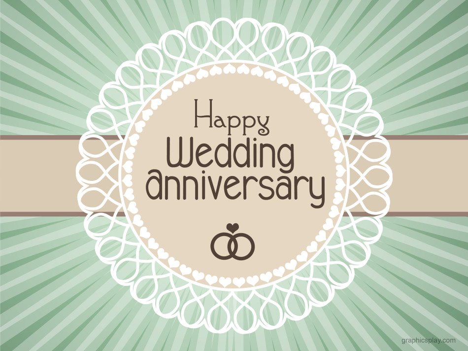 Happy Wedding Anniversary Simple Greeting 1