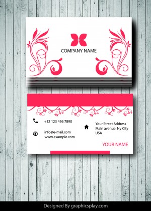 Business Card Design Vector Template - ID 1699 19