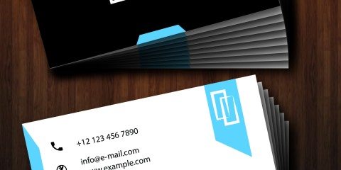 Business Card Design Vector Template - ID 1725 3