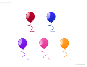 Beautiful Balloon Vector and PNG 4