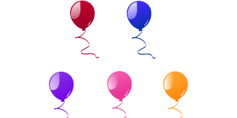 Beautiful Balloon Vector and PNG 12