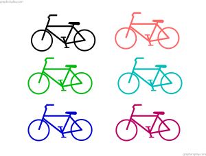 Simple Bicycle PNG and Vector 3