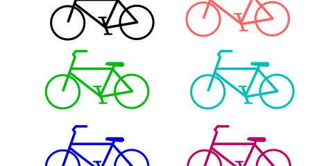 Simple Bicycle PNG and Vector 24