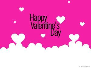 Happy Valentines Day Greeting Pink 14