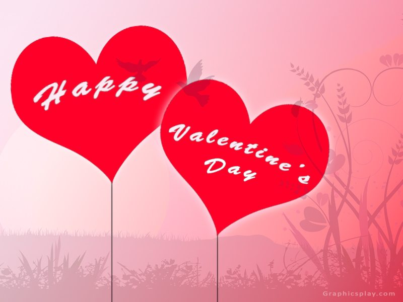 Happy Valentines Day Greeting With Love 1