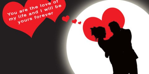 Happy Valentine's Day Couple Greeting With Quotes 6