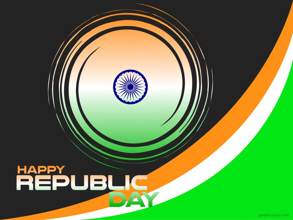 Nice Happy Republic Day Indian Greeting 1