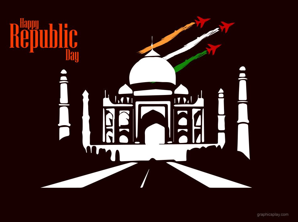 Beautiful Happy Republic Day Indian Greeting 1