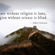 Albert Einstein's Quote about Science and Religion 1