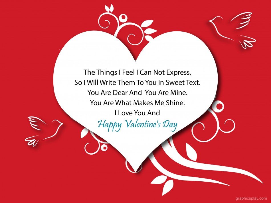 Happy Valentine's Day Greeting -2169 1
