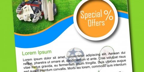 Sports Shop Flyer Design Template ID - 3183 25
