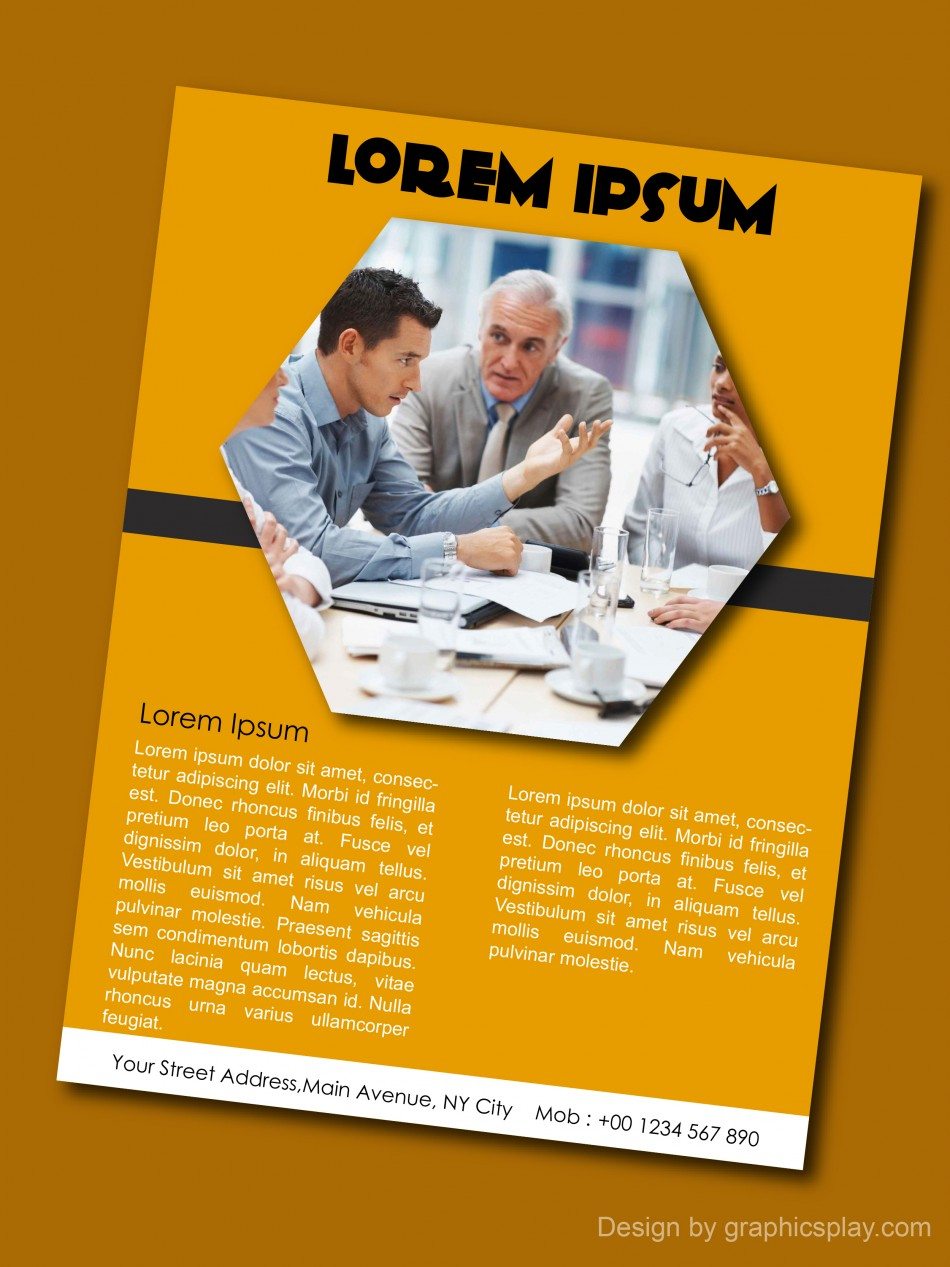Flyer Design Template ID - 3249 1