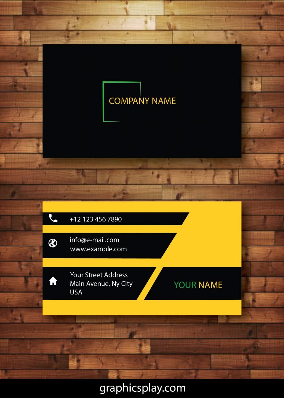 Business Card Design Vector Template - ID 4144 1